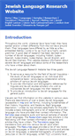 Mobile Screenshot of jewish-languages.org